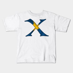 Sweden flag X Kids T-Shirt